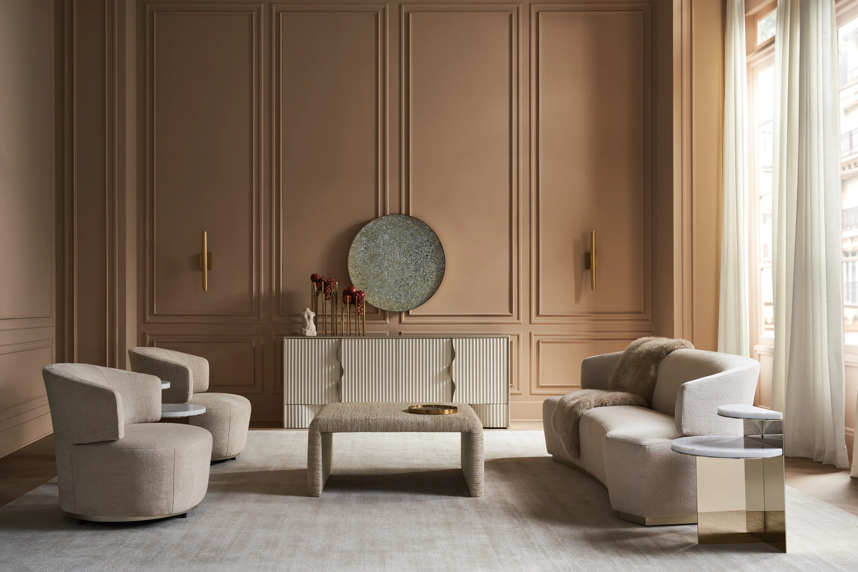 Olympia Chair in room - angle 3.0
