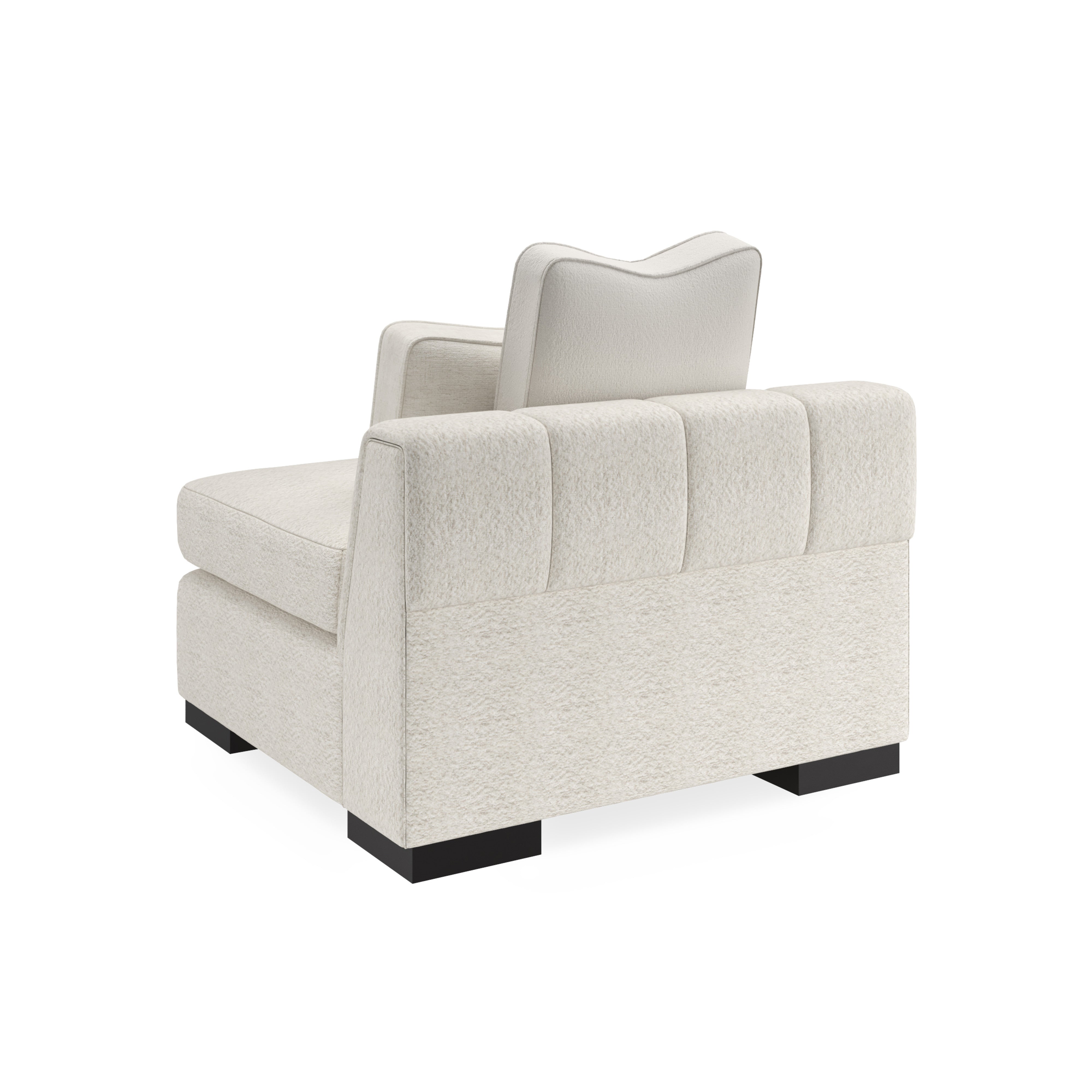 Edge Armless Chair - angle 8