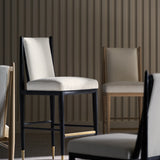 Unity Dark Dining Chair in room - angle 4.0
