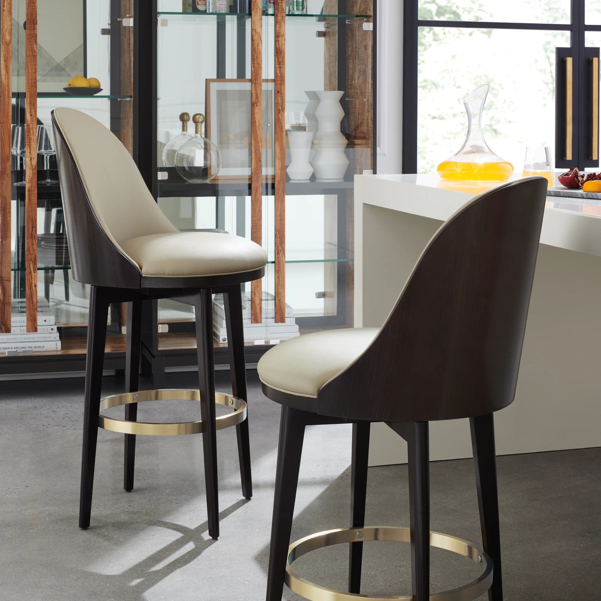 Another Round Counter Stool in room - angle 1