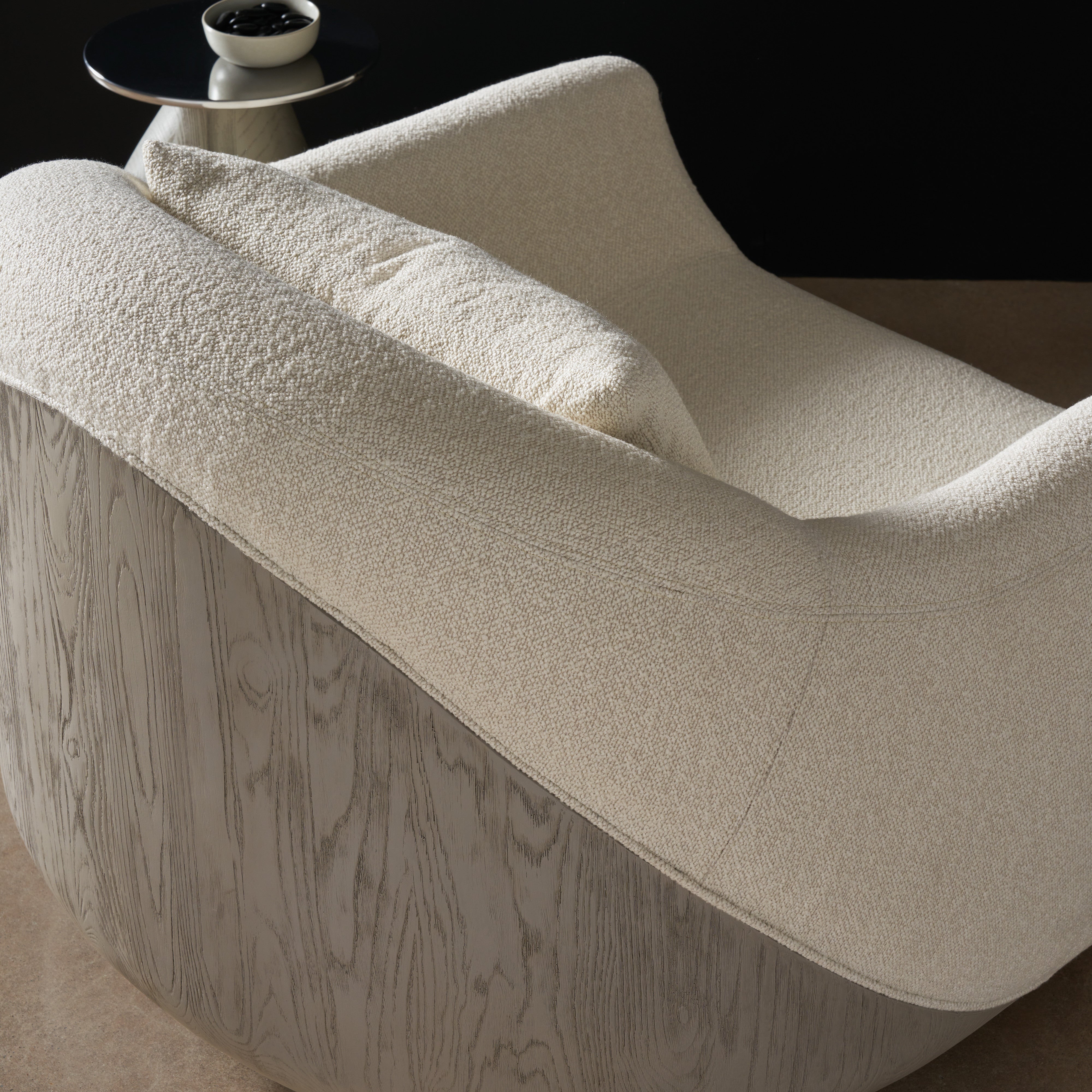 detail of Serenity Swivel Chair