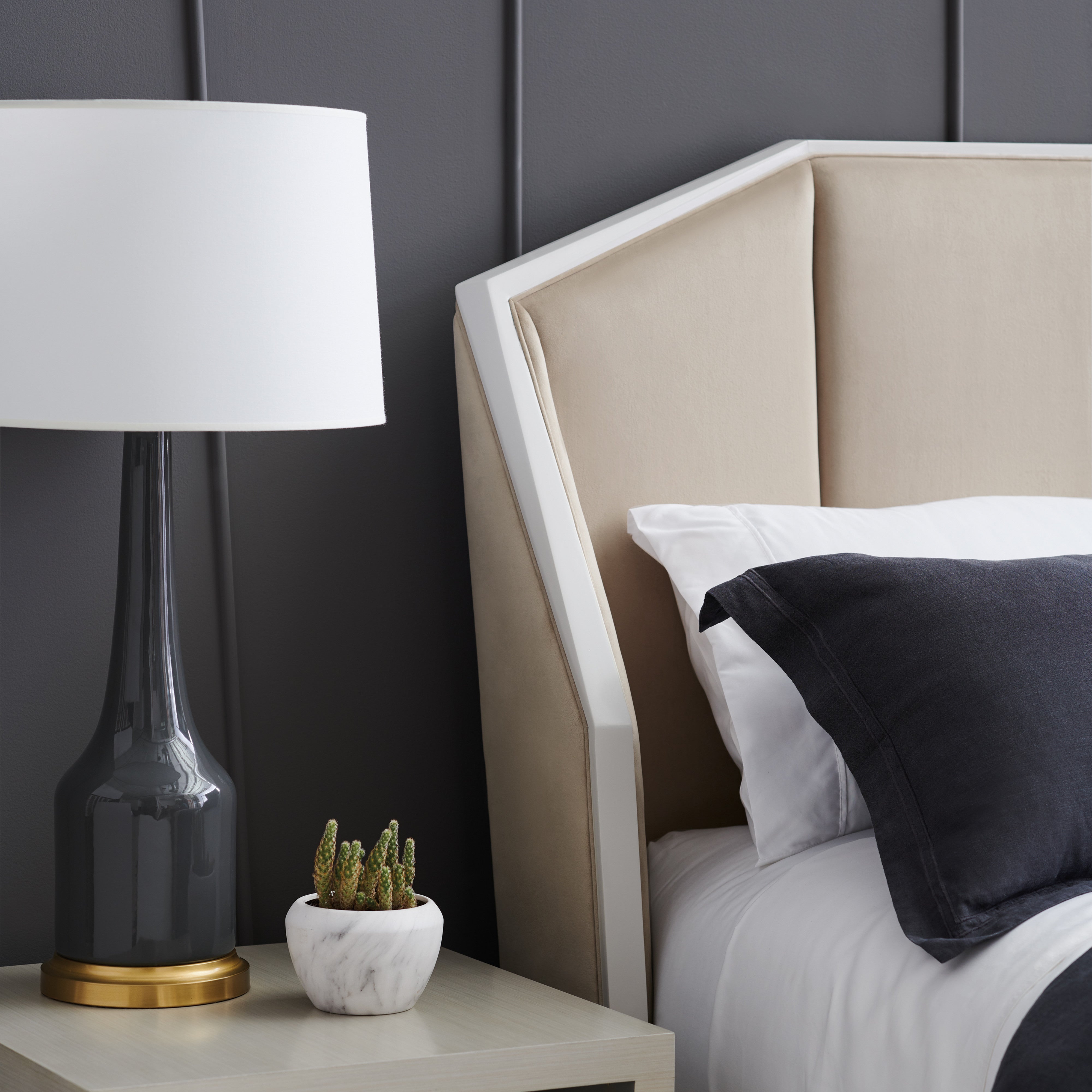 detail of Expressions Uph Bed - King