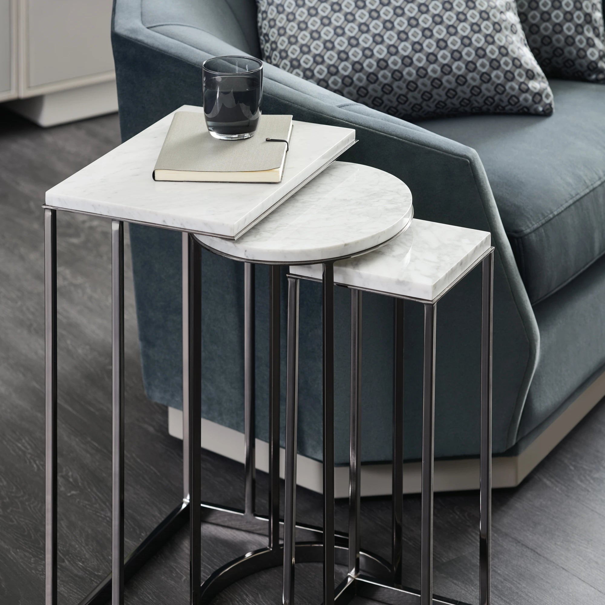 Exposition Nesting End Tables - detail 2.0