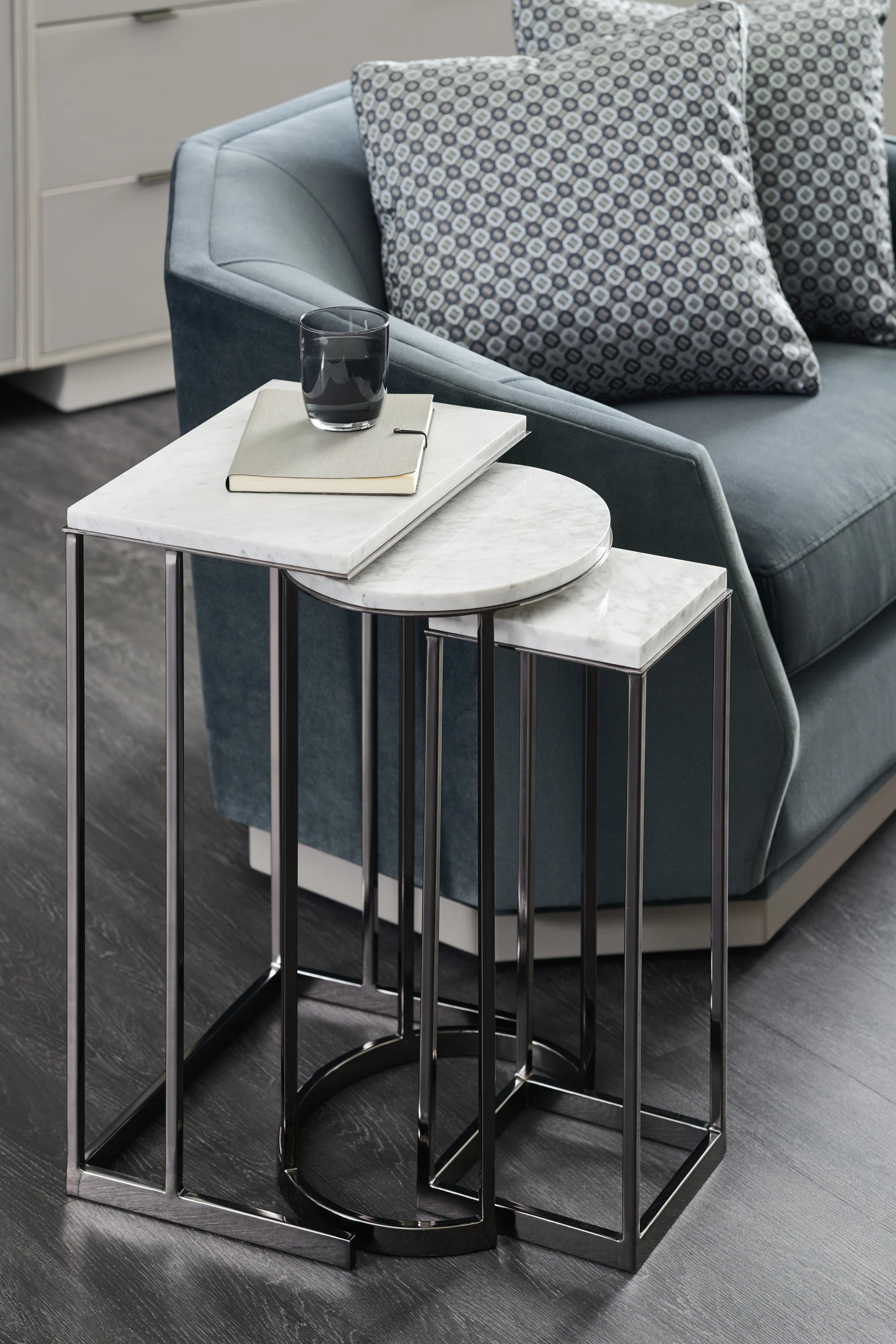 Exposition Nesting End Tables - detail 2.0