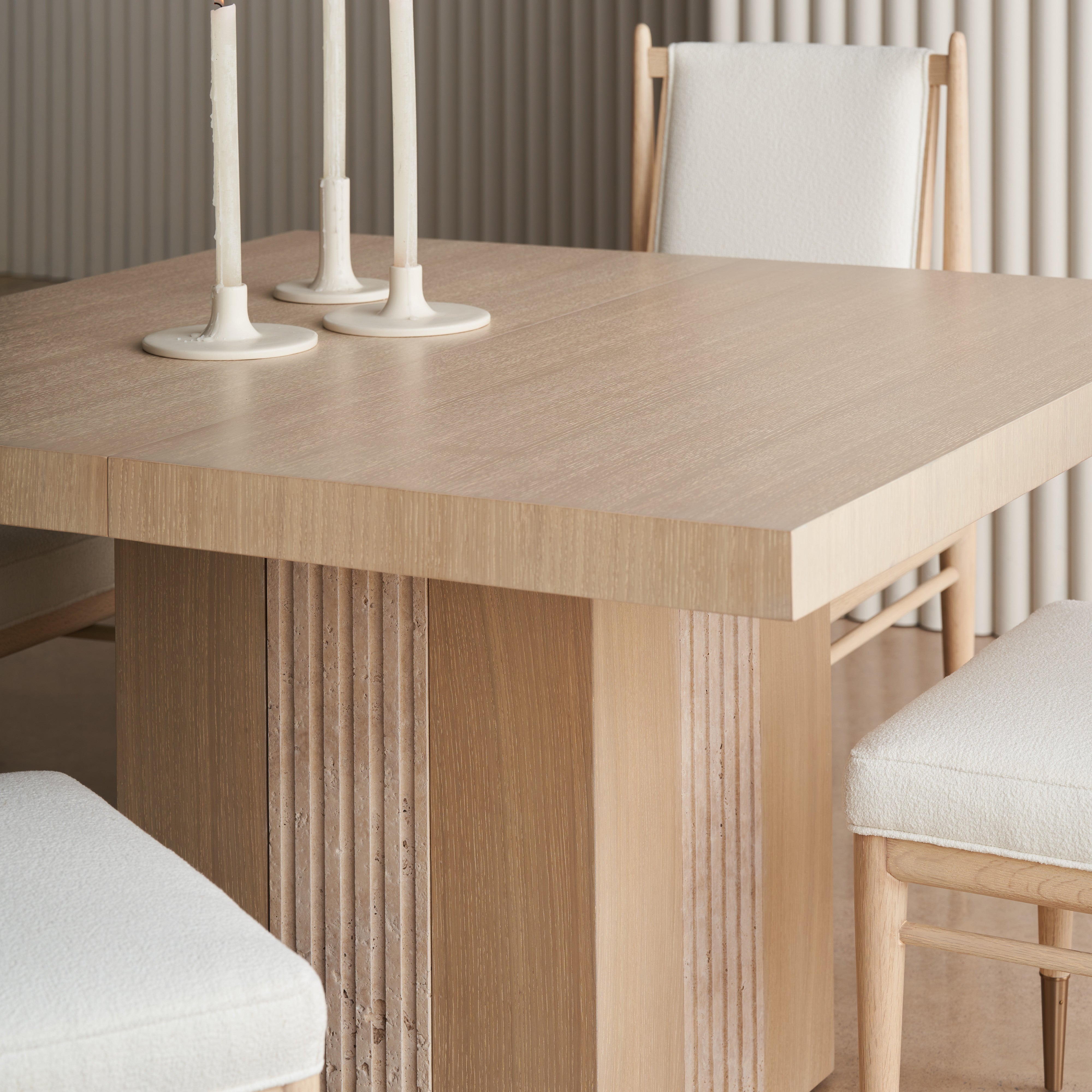 detail of Unity Light Dining Table