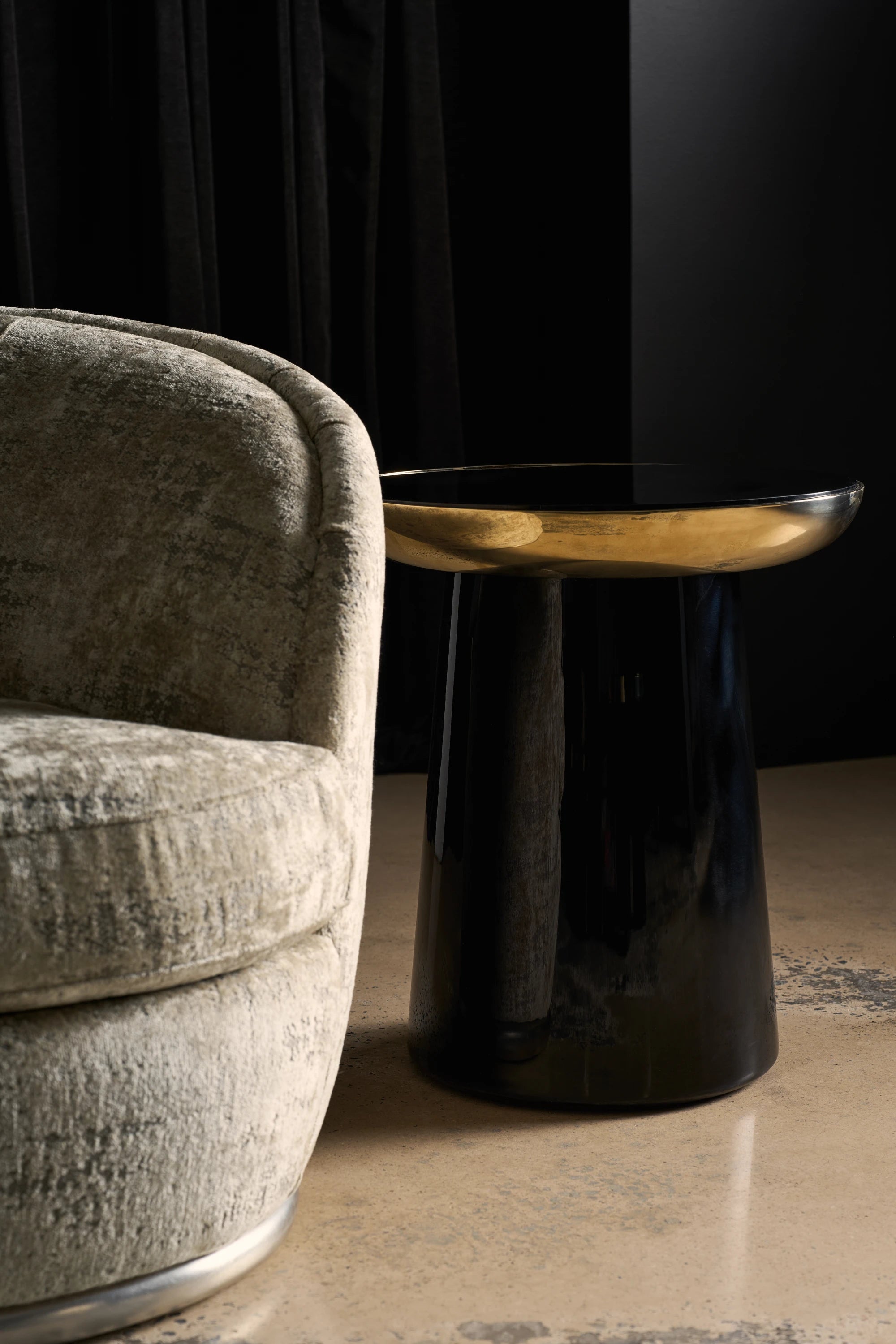 Umbra Side Table in room - angle 1
