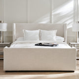 * Shelter Me King Bed in room - angle 1