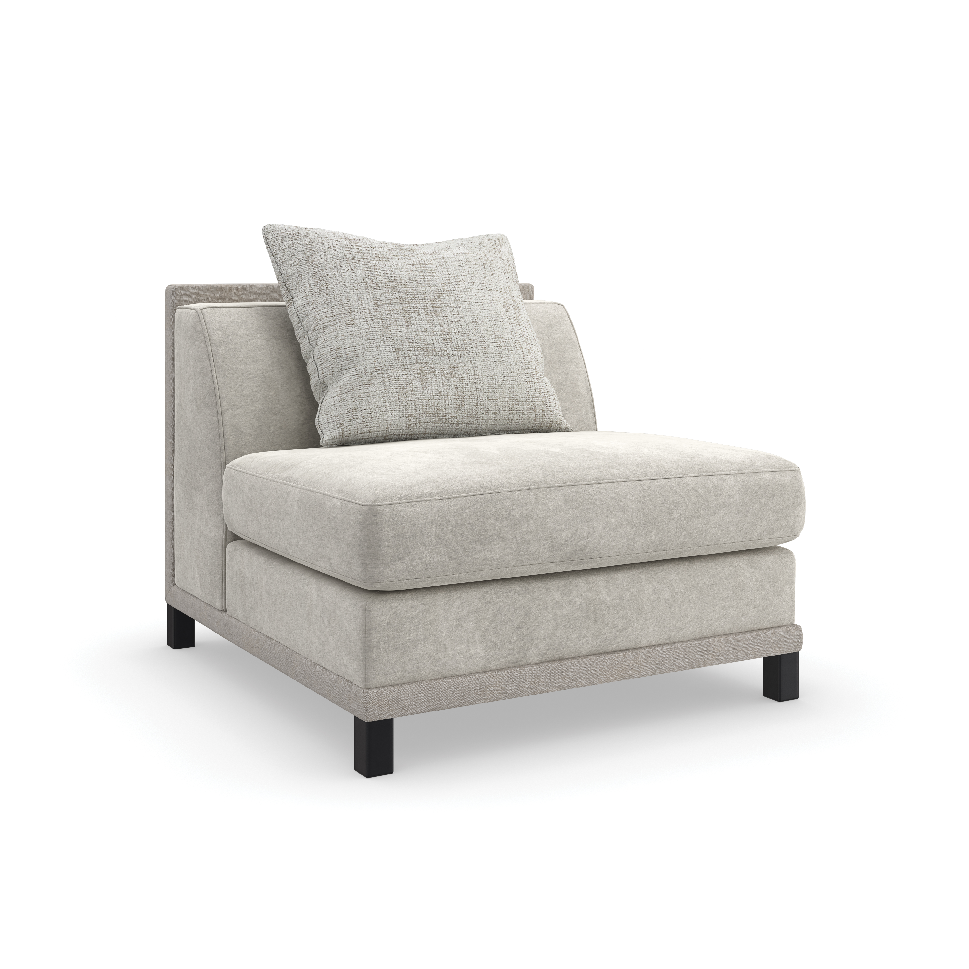 Tuxedo Armless Chair