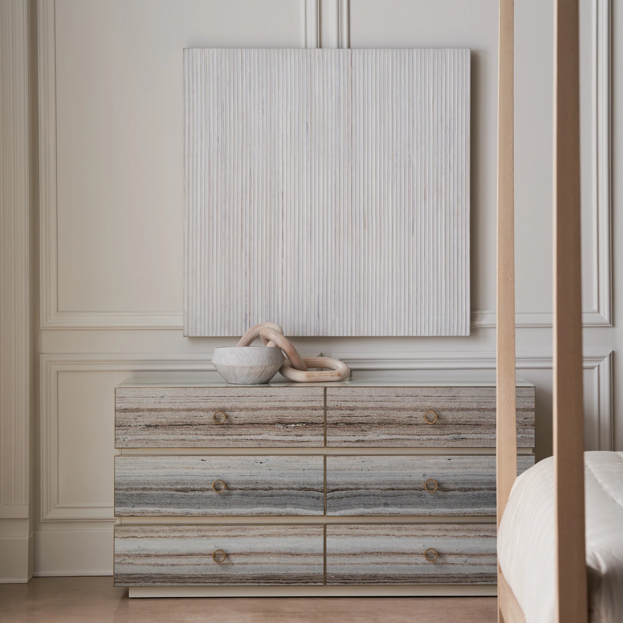 Bedrock Dresser in room - angle 1