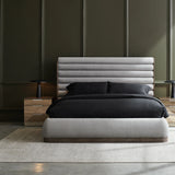 La Moda Uph Panel Bed Kg/Ck Fb in room - angle 4.0