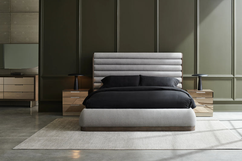 La Moda Uph Panel Bed - King