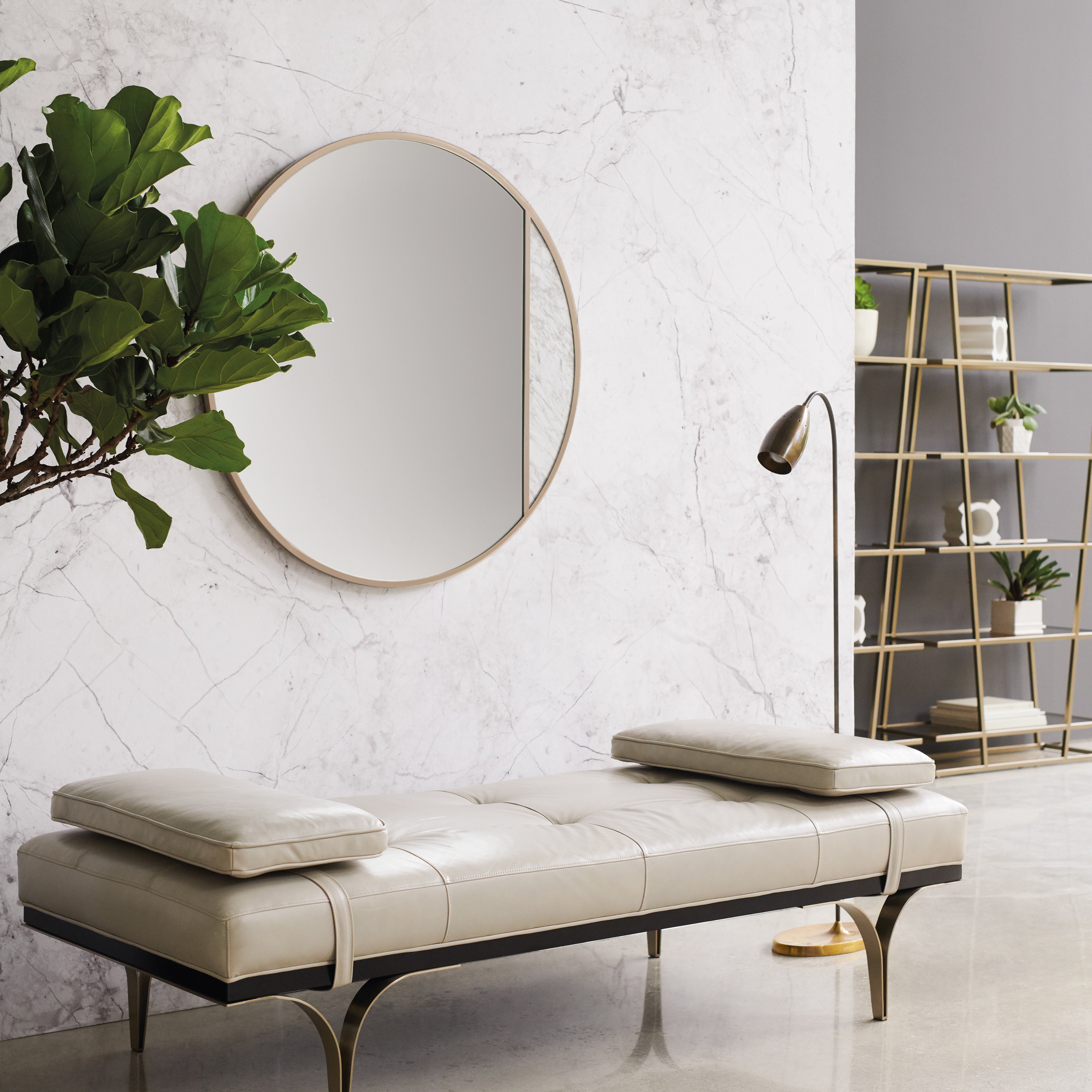 Head To Head Daybed in room - angle 6