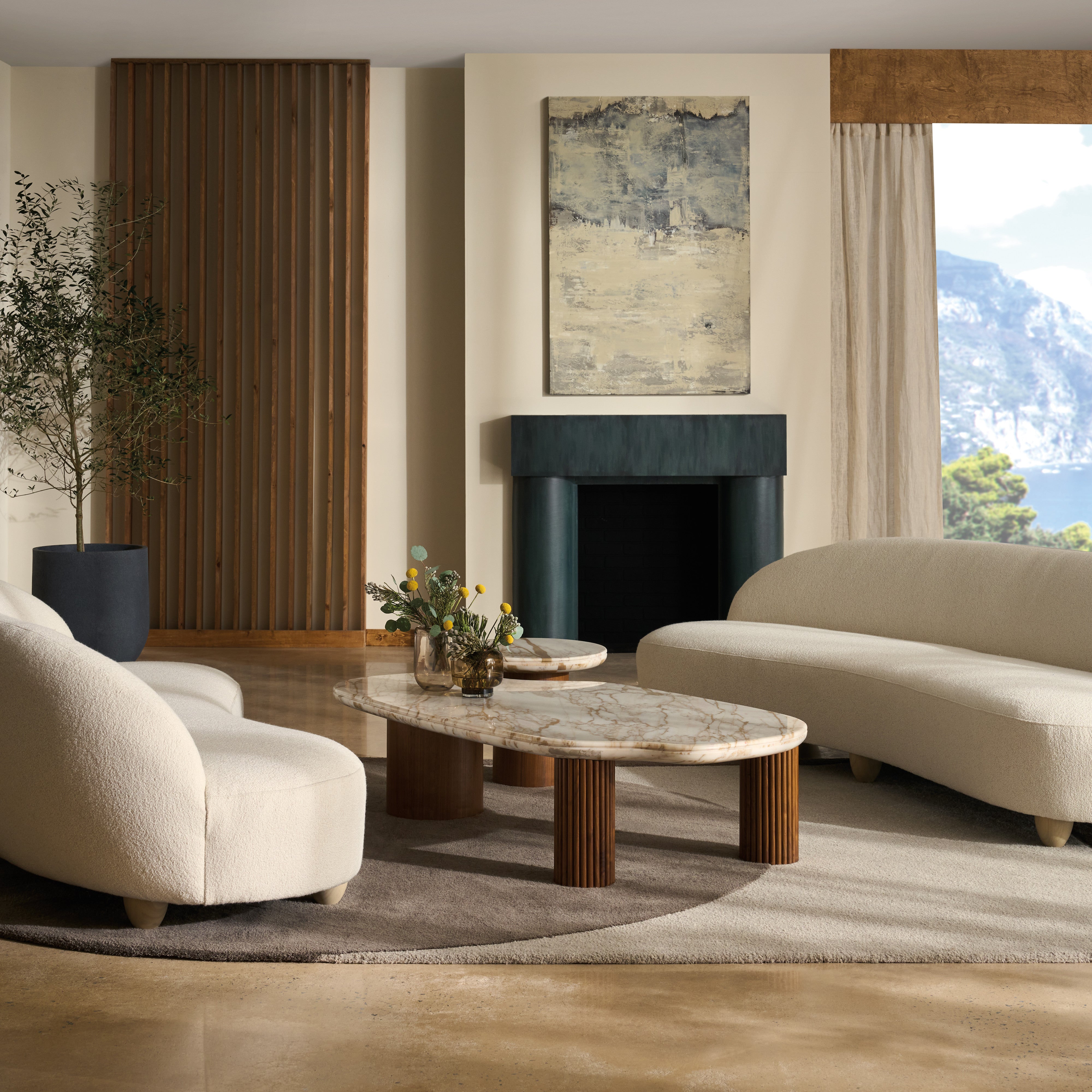 110 Tulum Sofa in room - angle 3