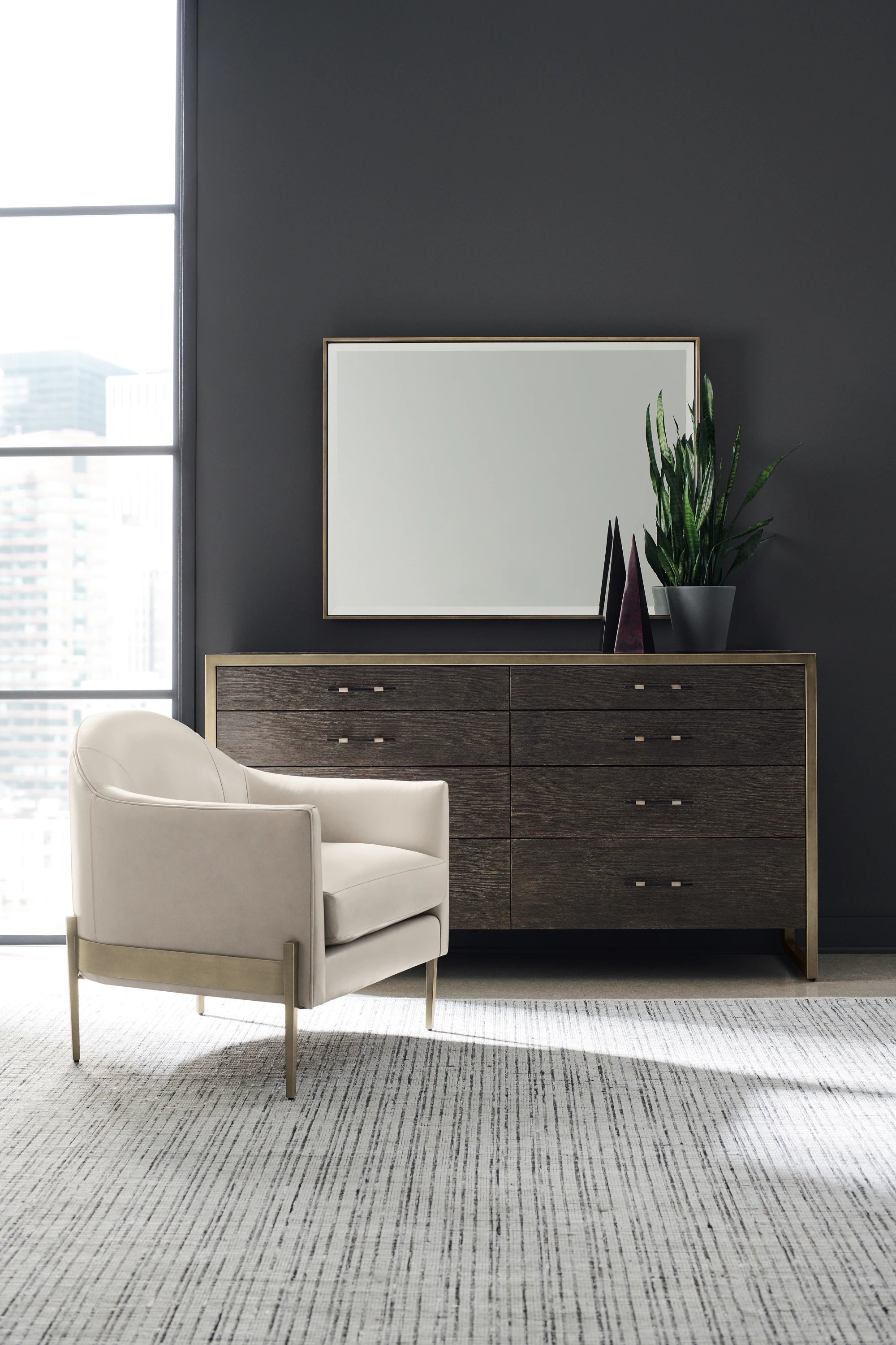 Rebound Chair in room - angle 1