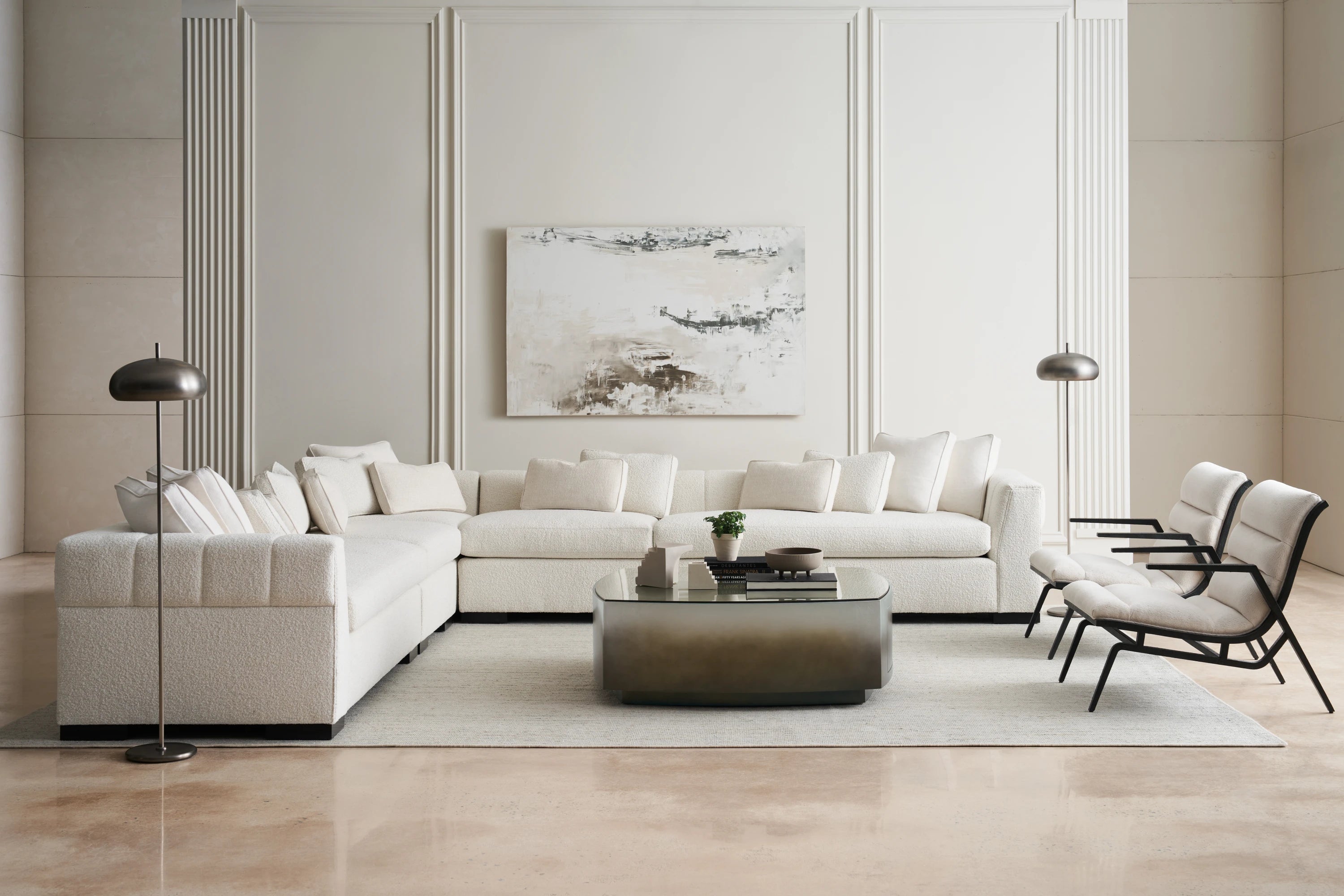 Edge Raf Loveseat in room - angle 1