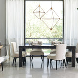 Edge Dining Table in room - angle 1