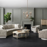 Fanciful Raf Loveseat in room - angle 4.0