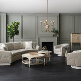 Fanciful Raf Loveseat in room - angle 4.0