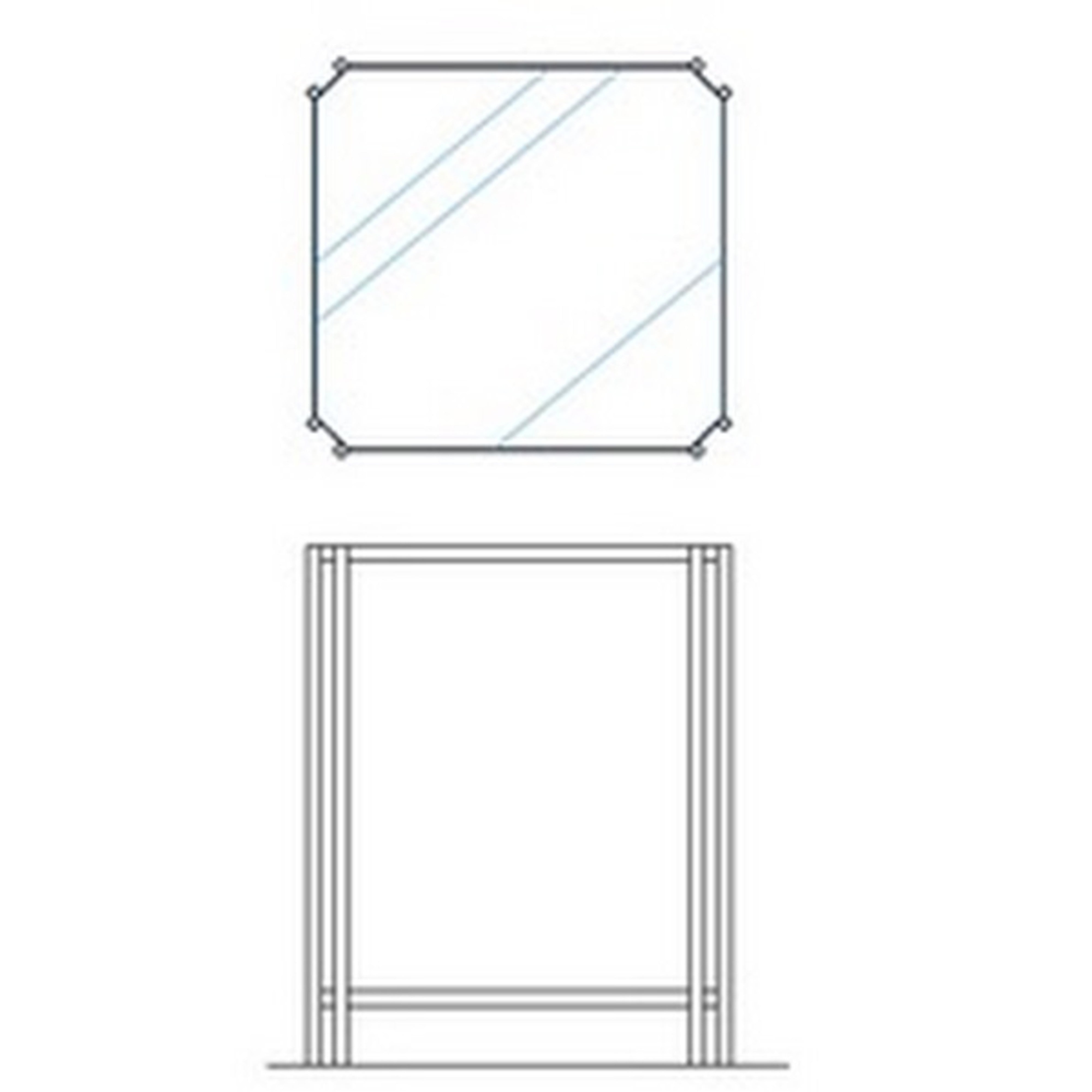 Square End Table