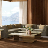 Marbella Corner Wedge in room - angle 1