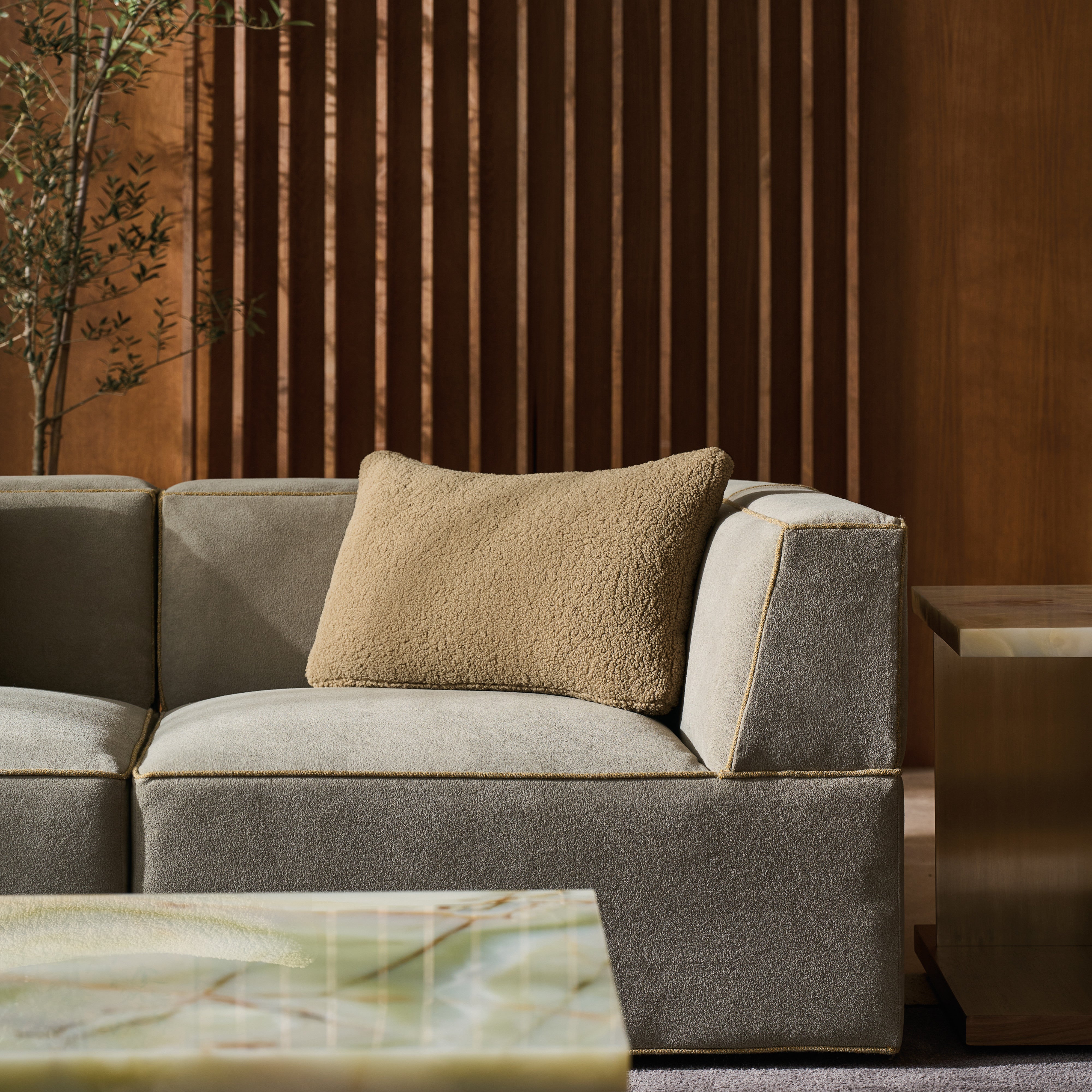 detail of Marbella Armless Chair