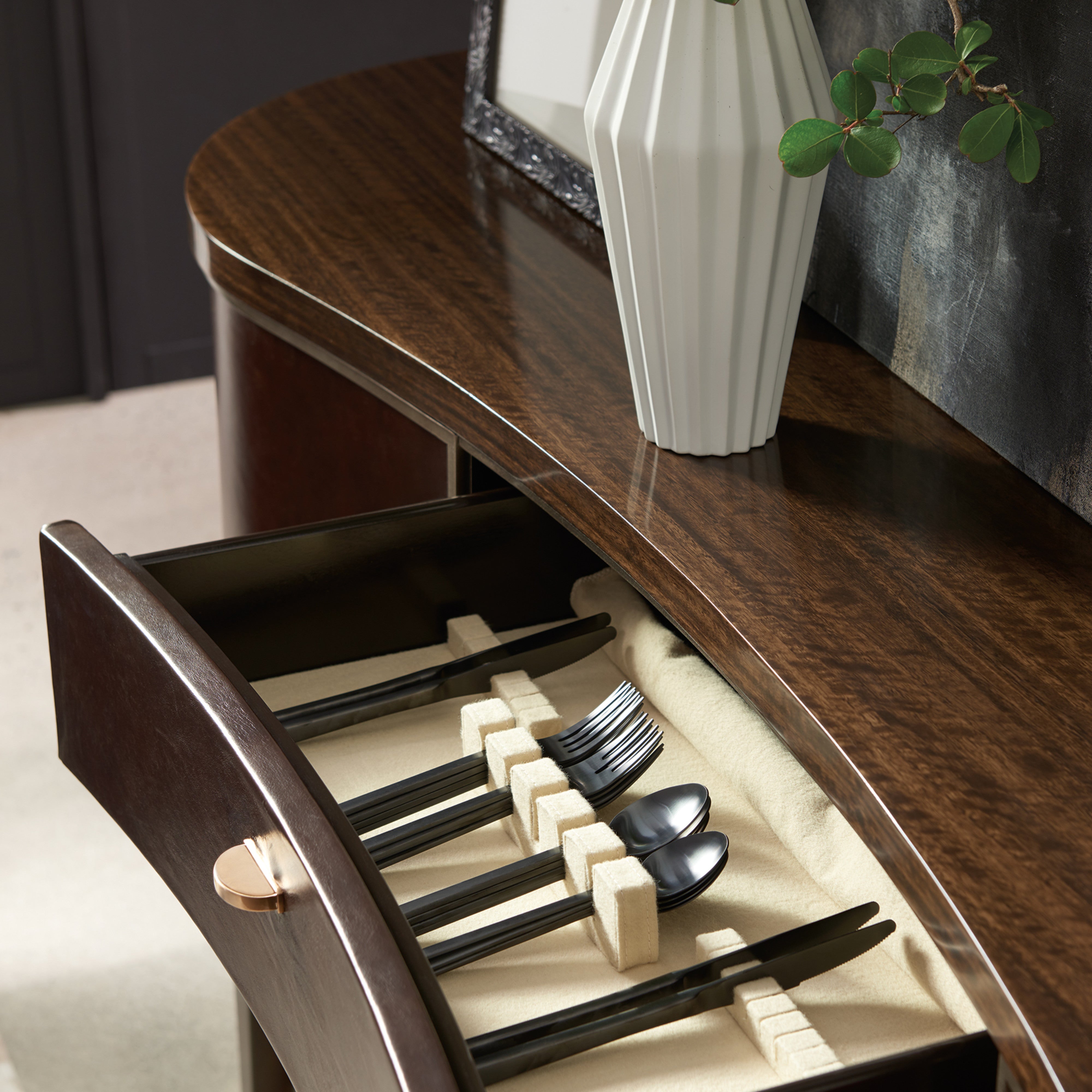 detail of Moderne Sideboard