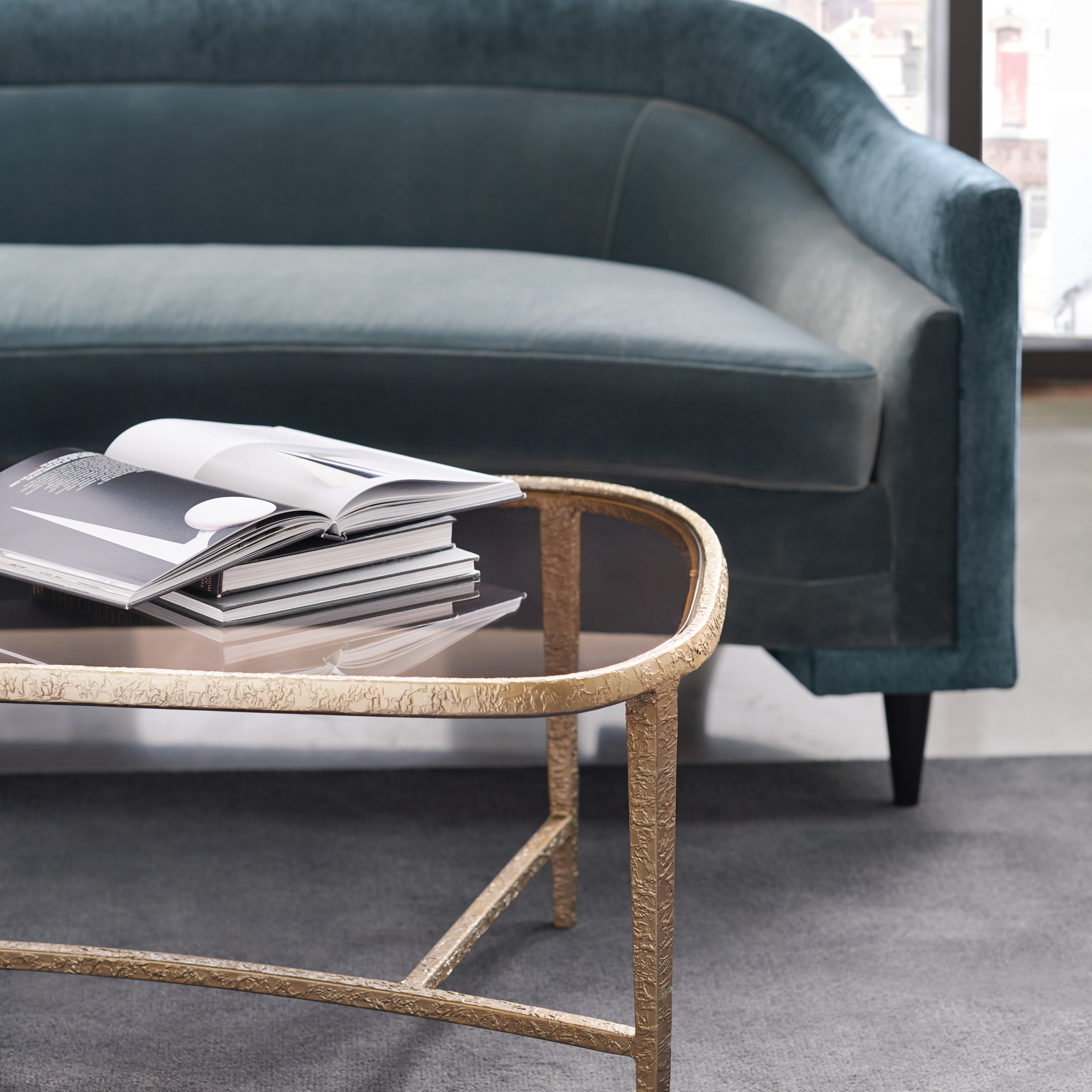 detail of Contour Cocktail Table