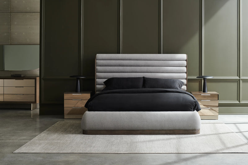 La Moda Uph Panel Bed - King