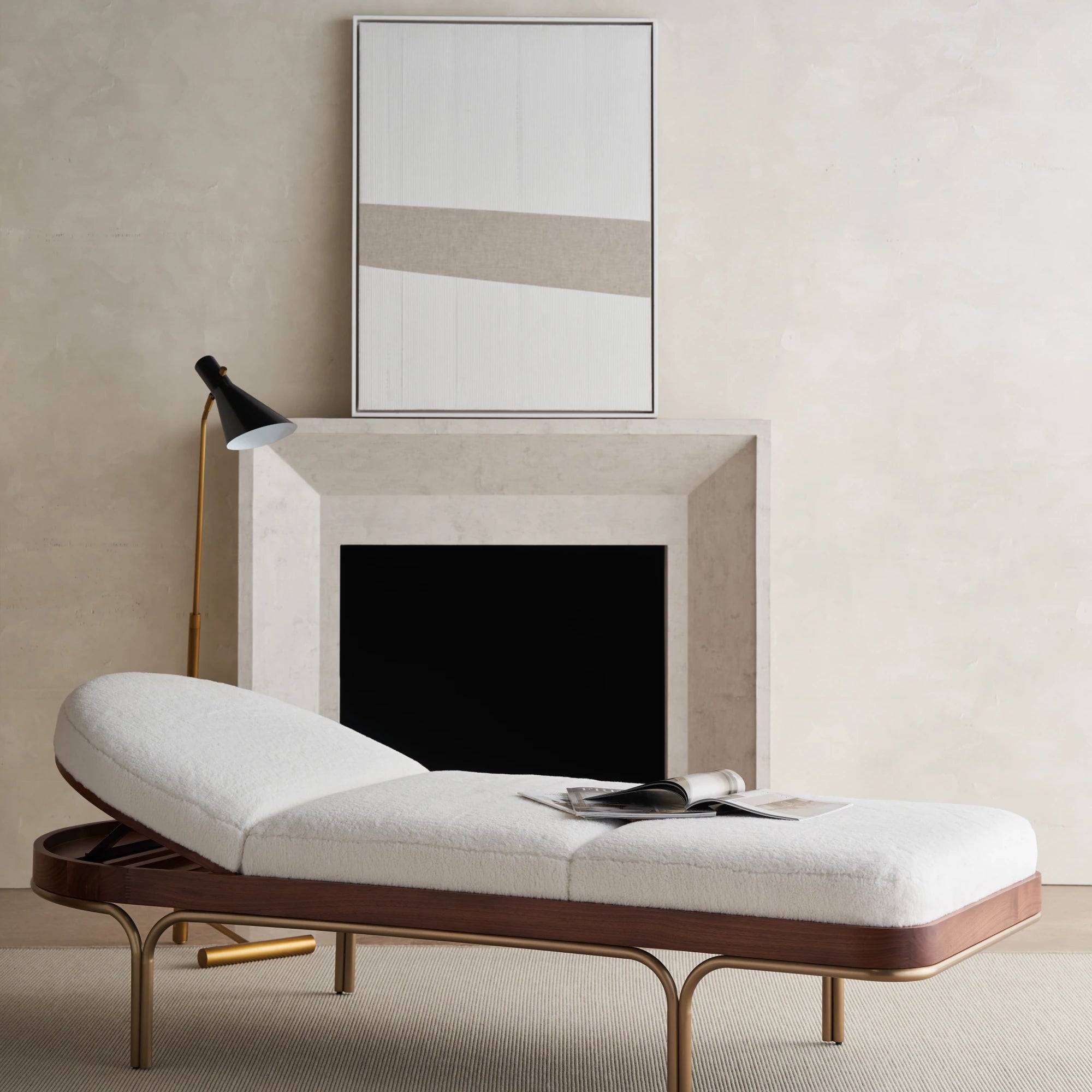Rhythm Chaise in room - angle 4.0